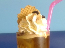 Eiskaffee  –  Die Böhm war da.