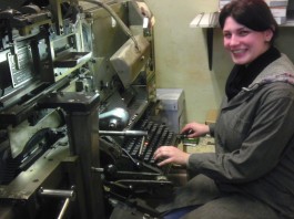 Besuch in der Buchdruckerei Kolleger. Die Böhm war da!