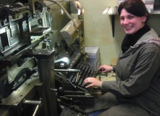 Besuch in der Buchdruckerei Kolleger. Die Böhm war da!