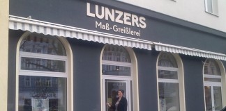 Lunzers Maß-Greißlerei. Die Böhm war da!