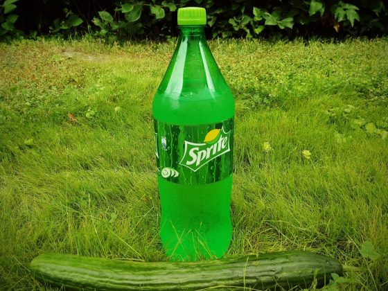 Sprite Cucumber mit Gurke