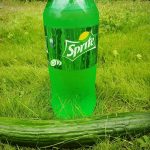 Sprite Cucumber mit Gurke