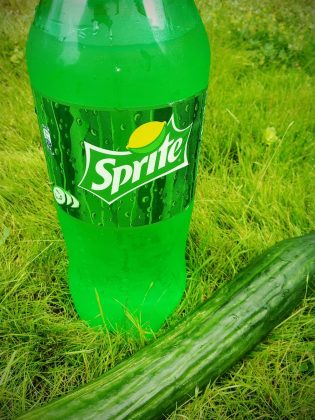 Sprite Cucumber mit Gurke